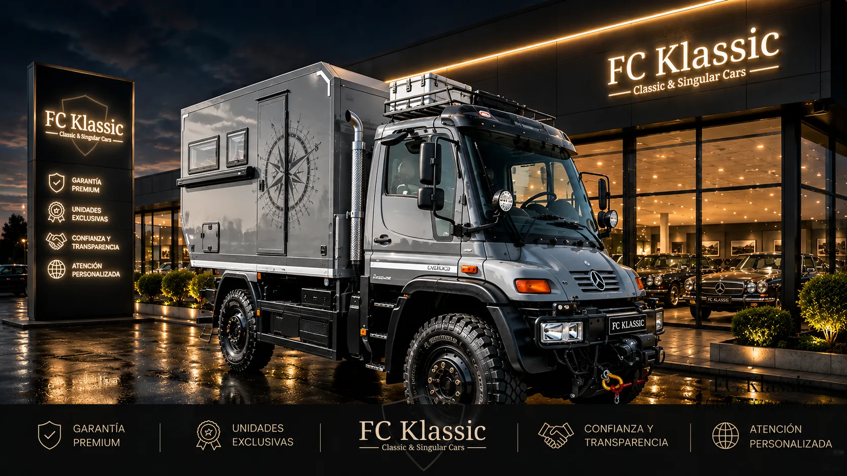 Mercedes Benz Unimog 4x4 (Camión Vivienda) U500 Expedition CAMPER Overland