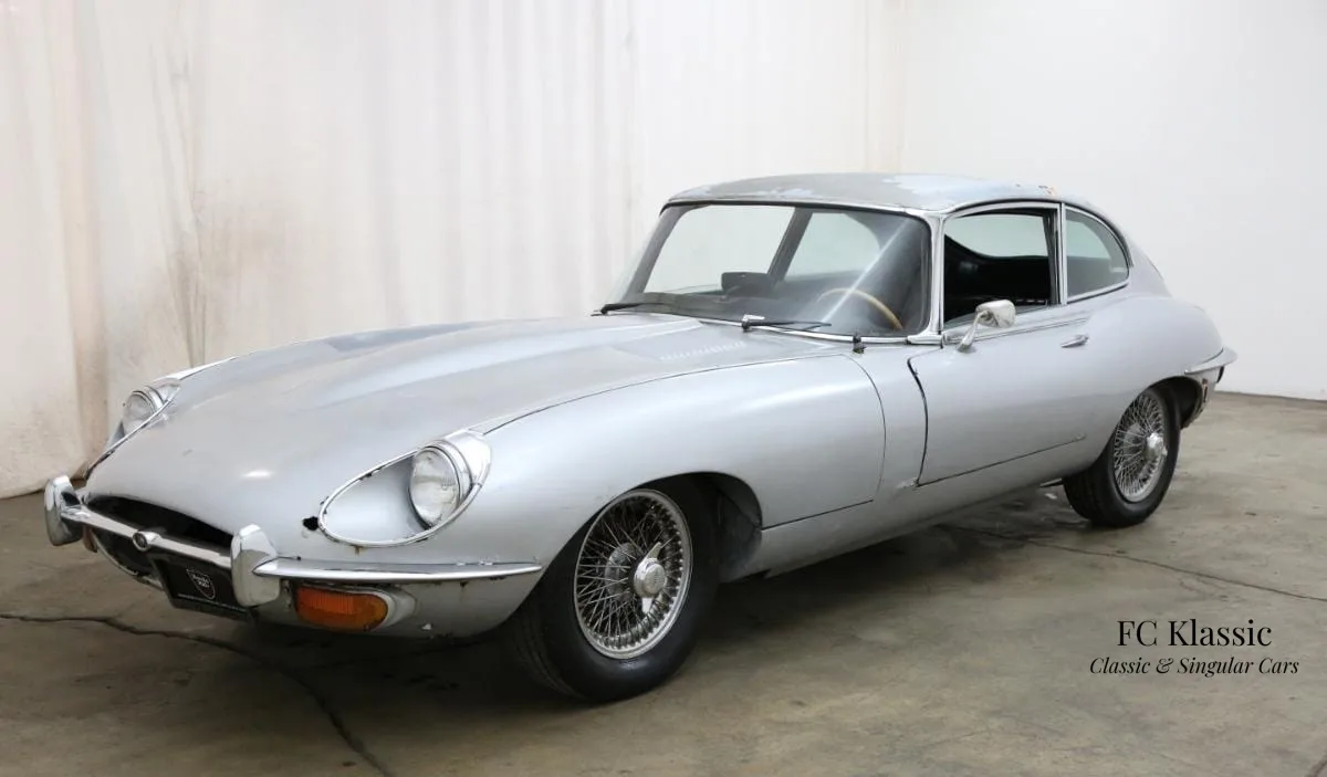 Jaguar E type Coup. 1970 " Proyect " — 0 km — 4.200cc , 6 cilindros en linea. — 265 CV — Toledo, Castilla la Mancha.