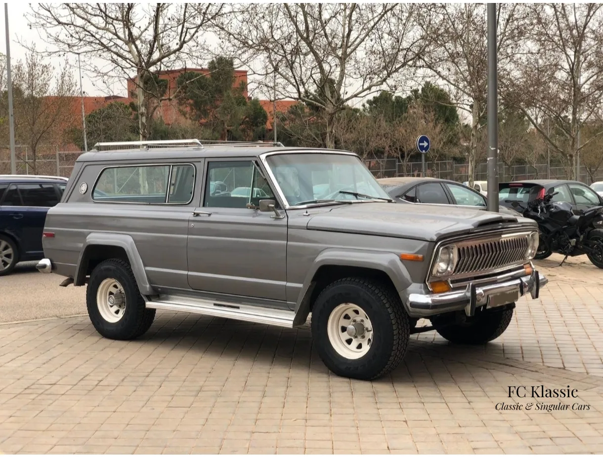 Jeep Cherokee CHIEFF  S  WAGONEER LEVIS EDITION  DE 1978 — 78.000 km — 5.900 cc — 146 CV — Madrid, España.